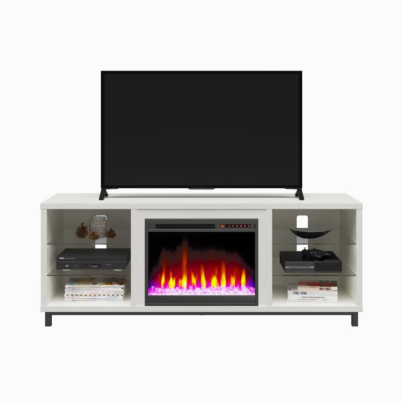Pemberly Row Modern Fireplace TV Stand for TVs up to 70