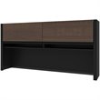 Pemberly Row Traditional Credenza Hutch in Antigua and Black