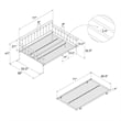 Pemberly Row Contemporary Metal Daybed and Trundle Full Size in Black