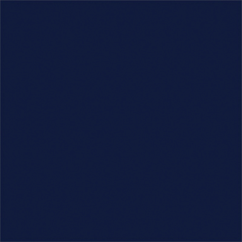 Pemberly Row Contemporary Metal Daybed with Trundle in Navy Blue
