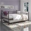 Pemberly Row Victorian Design Modern Metal Daybed and Trundle in Bronze