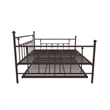 Pemberly Row Victorian Design Modern Metal Daybed and Trundle in Bronze