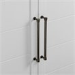 Pemberly Row Farmhouse Wood Stackable Storage Pantry in White