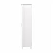 Pemberly Row Transitional Tall Storage Cabinet with Doors in Pure White Oak