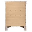 Pemberly Row Transitional Wood Veneer 4-Drawers Bedroom Chest in White