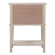 Pemberley Row Solid Wood Beige Nightstand Rectangular 28