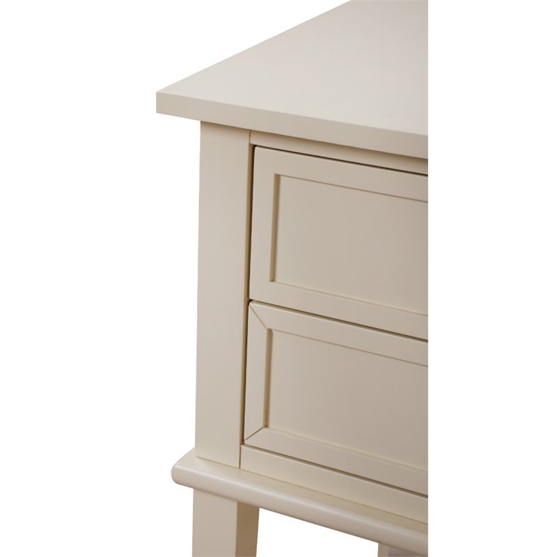 Pemberley Row Solid Wood Beige Nightstand Rectangular 28