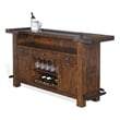 Pemberley Row Mahogany Medium Brown Bar Unit Rectangular Distressed 43