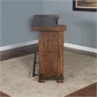 Pemberley Row Mahogany Medium Brown Bar Unit Rectangular Distressed 43