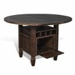 Pemberly Row Transitional Wood Counter Height Table in Tobacco Leaf