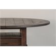 Pemberly Row Transitional Wood Counter Height Table in Tobacco Leaf