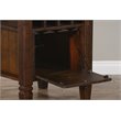 Pemberly Row Transitional Wood Counter Height Table in Tobacco Leaf