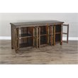 Pemberly Row Transitional Wood TV Cabinet for TVs up to 80