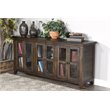 Pemberly Row Transitional Wood TV Cabinet for TVs up to 80
