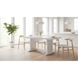 Pemberley Row Wood White Dining Table Rectangular 60