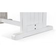 Pemberley Row Wood White Dining Table Rectangular 60