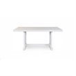 Pemberley Row Wood White Dining Table Rectangular 60