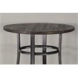 Pemberly Row Mid-Century Wood Counter Height Table in Tobacco Leaf