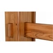 Pemberley Row Mindi Wood Rustic Oak Dining Table Rectangular 50
