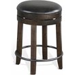 Pemberly Row Wood Bar Stool Chair in Tobacco (Set of 2)