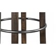 Pemberly Row Wood Bar Stool Chair in Tobacco (Set of 2)