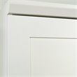 Pemberley Row Engineered Wood Glacier White Pantry Rectangular Adjustable Shelves 70.95