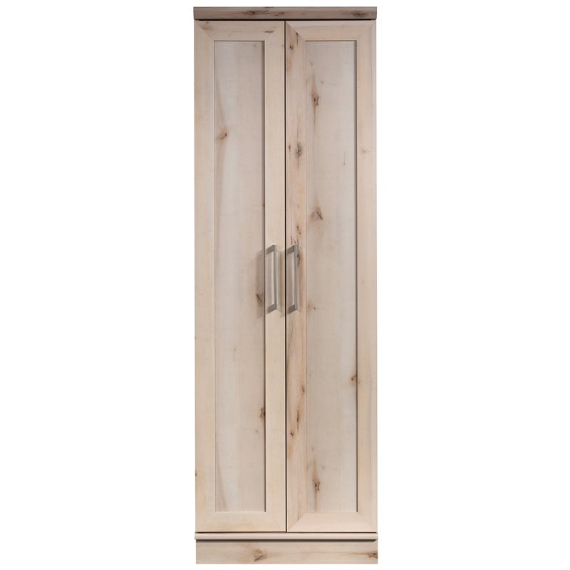 Pemberly Row Traditional Engineered Wood Storage Cabinet in Maple