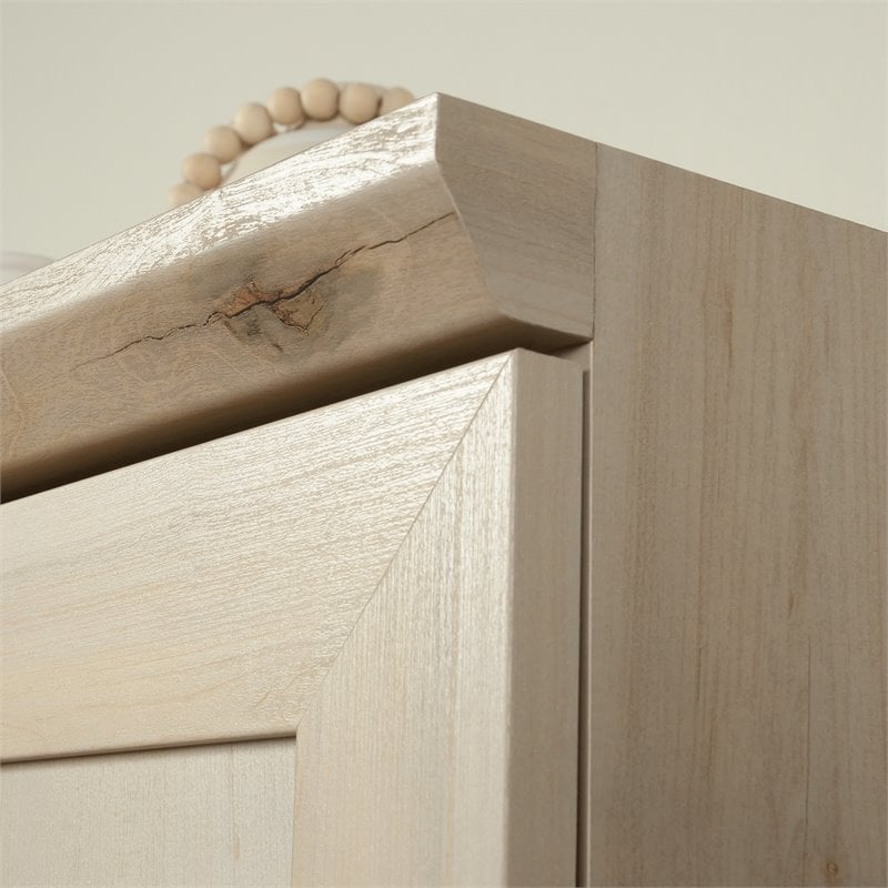 Pemberly Row Traditional Engineered Wood Storage Cabinet in Maple