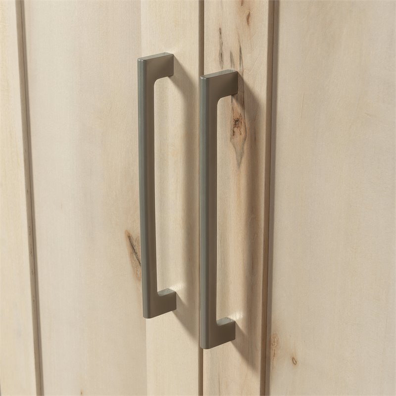 Pemberly Row Traditional Engineered Wood Storage Cabinet in Maple
