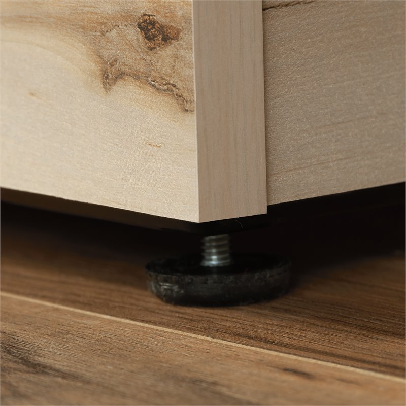 Pemberly Row Traditional Engineered Wood Storage Cabinet in Maple