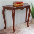 Pemberly Row Mid-Century Country Console Table in Walnut Stain
