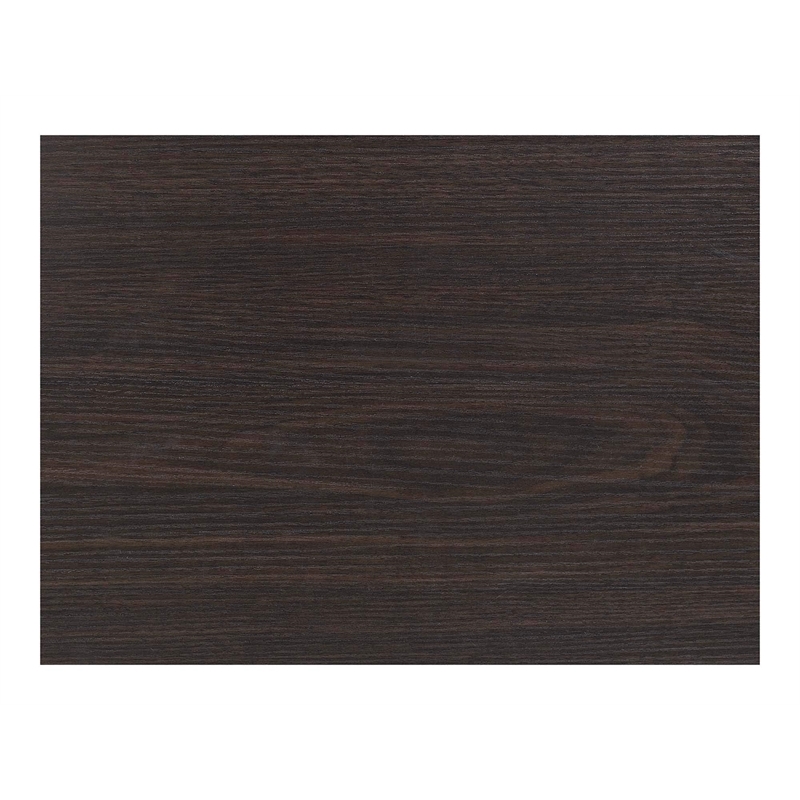 Pemberly Row Transitional Console Table with Shelf in Espresso Wood Finish