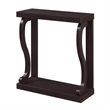 Pemberly Row Modern Console Table in Espresso Wood Finish