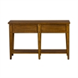 Pemberly Row Transitional Wood Sofa Table in Natural Oak