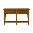 Pemberly Row Transitional Wood Sofa Table in Natural Oak