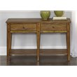 Pemberly Row Transitional Wood Sofa Table in Natural Oak