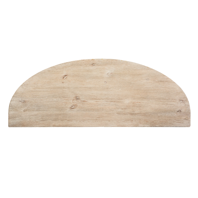 Pemberly Row Contemporary Wood Sofa Table in Gray