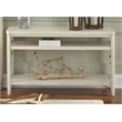 Pemberly Row Contemporary Wood Sofa Table in White