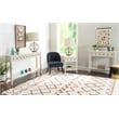 Pemberly Row Transitional Wood Console Table in Cream