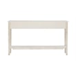 Pemberly Row Transitional Wood Console Table in Cream
