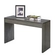 Pemberly Row Modern Console Table in Weathered Gray Wood Finish