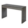 Pemberly Row Modern Console Table in Weathered Gray Wood Finish