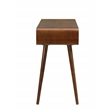 Pemberly Row Mid Century Console Table in Espresso Wood Finish