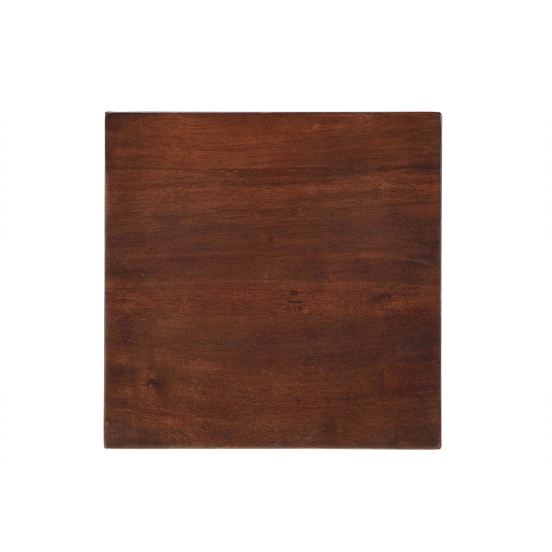 Pemberly Row Traditional Console Table in Espresso Wood Finish