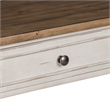 Pemberly Row Traditional Wood Sofa Table in White