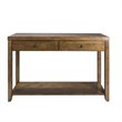 Pemberly Row Transitional Wood Sofa Table in Brown