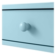 Pemberly Row Transitional One-Drawer Console Table in Seafoam Blue Wood Finish