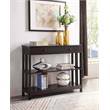 Pemberly Row Transitional One-Drawer Console Table in Espresso Wood Finish