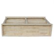 Pemberly Row Traditional Sofa - Server Table Includes Shelves