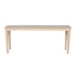 Pemberly Row Traditional Console Table - Extended Length-72